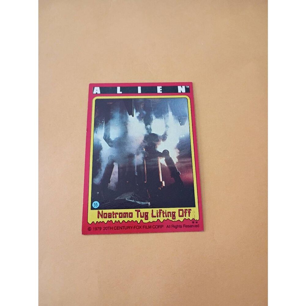 Vintage Collectible 1979 Alien Trading Card #55 20th Century Fox Raw Ungraded